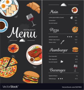 Fancy Menu